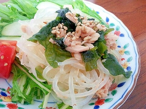 春雨の中華風サラダ